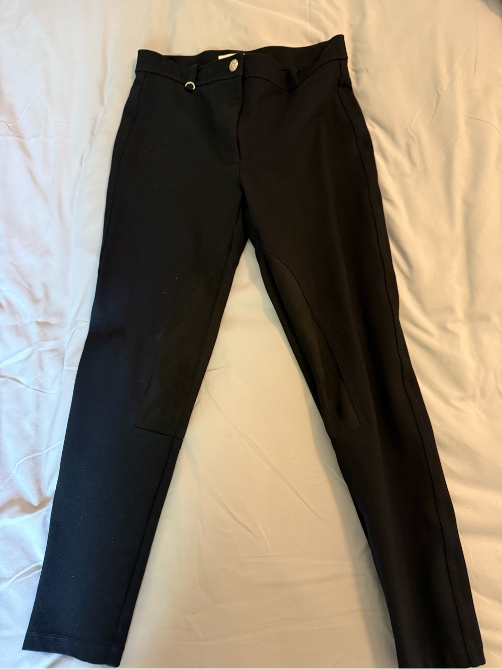 LOFT Black Womens Skinny Ponte Pants, size 6